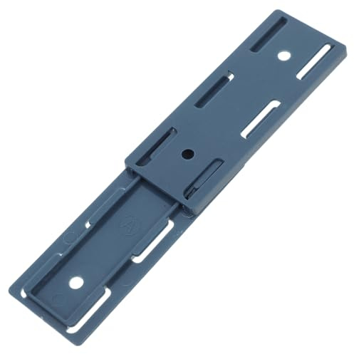HOMSFOU Soporte Adhesivo para Regleta de Enchufes Fijador de Pared sin Tornillos Organizador de Cables Seguro y Práctico para Enchufes y Regletas Color Azul