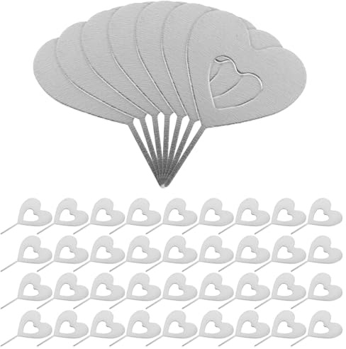 Homoyoyo Lot de 100 Aiguilles Extractrices de Carte Sim en Fer Argenté, Forme Cœur, Compactes et Portables, pour Retirer Facilement Les Cartes Sim en Déplacement