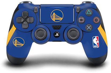 Head Case Designs Officially Licensed NBA Blue Design Golden State Warriors Logo Vinyl Sticker Gaming Skin Decal Cover Compatible With Sony PlayStation 4 PS4 DualShock 4 Controller