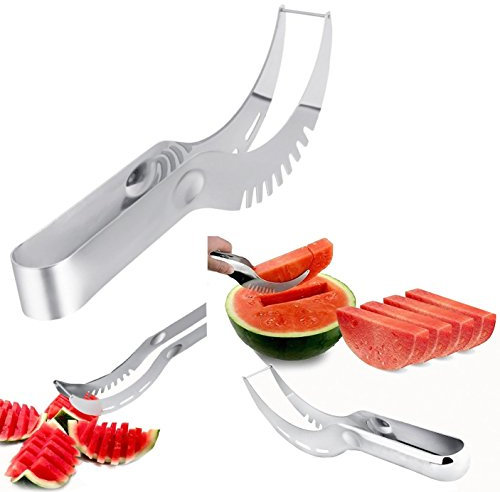 Itian Melonen Schneider, Wassermelone Corer Slicer Edelstahl Klinge Obstschäler