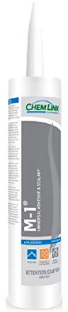 Chemlink M-1 (Gray) Structural Adhesive Sealant 10.1 oz Cartridge (1 Tube)