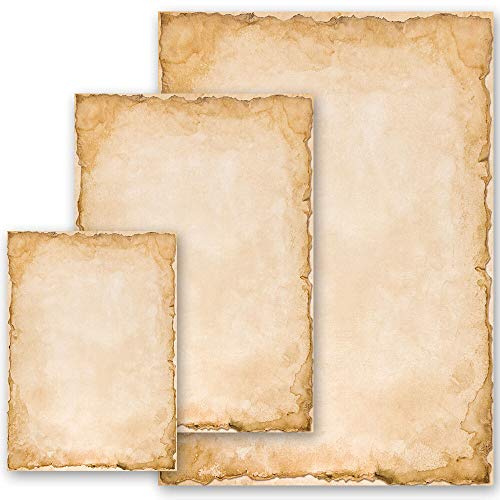 Motivpapier VINTAGE Antik & History Altes Papier Geschichte - DIN A4 Format 100 Blatt - Paper-Media