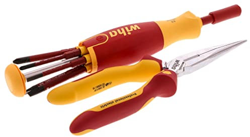 Wiha 32865 8-teiliges Set mit isolierten SlimLine Klingen und Zangen