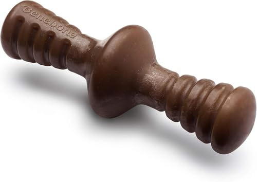 Benebone Zaggler Unzerstörbares rollendes Hunde-Kauspielzeug für Aggressive Kauer, langanhaltender robuster Langeweilebrecher für Hunde, echter Erdnussgeschmack, für riesige Hunderassen, hergestellt
