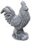 stoneandstyle Steinfigur Hahn Il Gallo lebensecht lebensgroß frostfest Steinguss