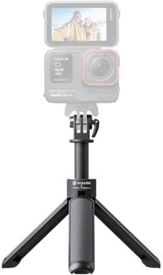 Insta360 Mini trépied 2 en 1 pour X3, X4, X5, Go 3/3S, Ace Pro, Ace, Link. Trépied et Perche à Selfie Tout-en-Un, Petit et léger.