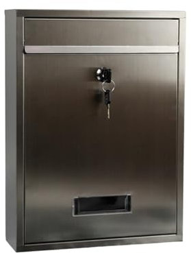 WUTIANBAO Cassetta Postale da Esterno Cassetta Postale A Parete for Finestre di Visualizzazione A Parete E Recinzione di Grande capacità Cassetta Lettere Esterno