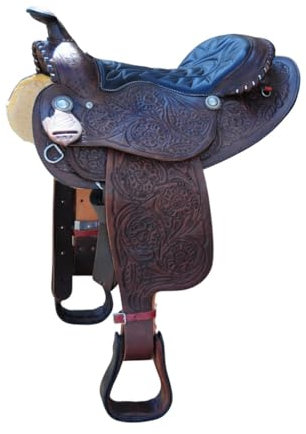 Amesbichler Reitsport Shiek Westernsattel Dunkelbraun 15 Zoll American Saddlery