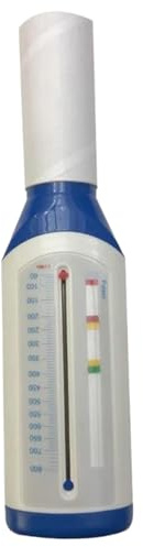 Spiromètre portable pour débitmètre de pointe, spiromètre personnel de poche incitatif pour adulte avec balance et embout buccal, appareil d'exercice respiratoire pour les poumons, moniteur d'ast