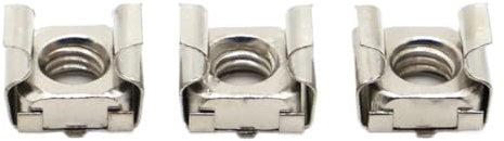 Dado a gabbia flottante con supporto elastico quadrato in acciaio al carbonio placcato M4 M5 M6 M8 M10(M5 10pcs)