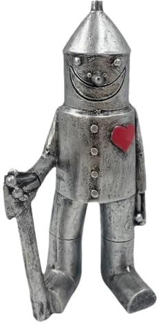 Vexilon Tin Man Garden Ornament, Resin Tin Man Ornament, Men Gardens Ornament large for The Gardens, Lawn, Balcony to Enhance The Atmosphere