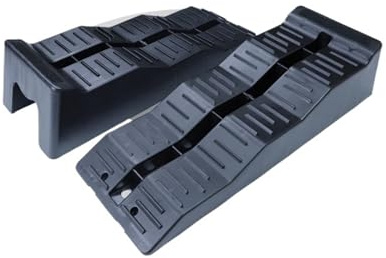 Cuña estabilizadora para autocaravanas Almohadillas de Equilibrio for neumáticos rampa RV plástico Tres escalones for Autocaravana
