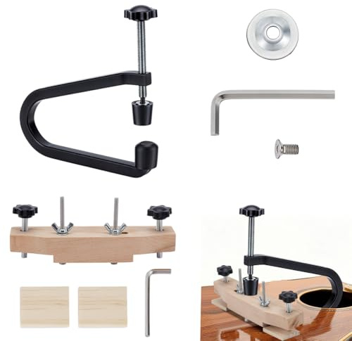 AHANDMAKER Volks Akustik Gitarre Steg Klemme Stege Reparatur Werkzeug Halten Reparatur Instrumentenbauer Werkzeuge Vorrichtung Klemme Gitarren Wartung für Klassische Gitarren