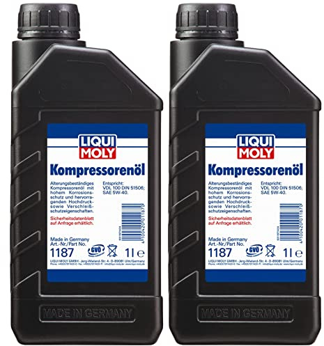 2x LIQUI MOLY 1187 Kompressorenöl 1L