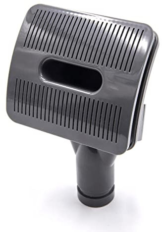 vhbw Hundebürste kompatibel mit Dyson DC24, DC25, DC23 T2, DC23 Staubsauger - Tierhaar-Bürste, Selbstreinigend, Anthrazit-Grau