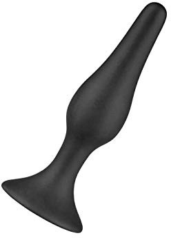 Analdildo aus Silikon von EIS | Farbe:Schwarz | Größe:S | Erotik | Für Erwachsene