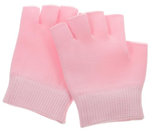 HEALLILY Gel Overnight Hand Moisturizing Gloves for Dry Hand Treatment Moisture Gloves Overnight Cotton Skin Spa Gloves with Moisturizer Gel