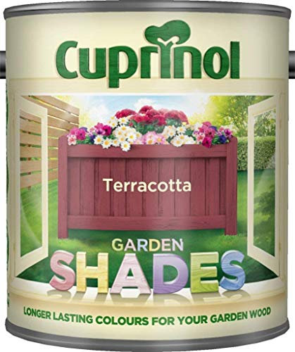 Cuprinol Gartenfarbe, viele Farben terracotta
