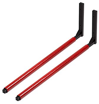 AZZAP Dachboxhalter mit Zubehör Dachboxträger Wandhalterung Dachboxenhalterung WSB_ROT