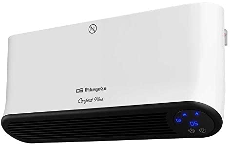 Orbegozo SP 6200 - Calefactor Split, programable, mando a distancia, 2 niveles de potencia, modo ventilador, protección sobrecalentamiento, 2000 W