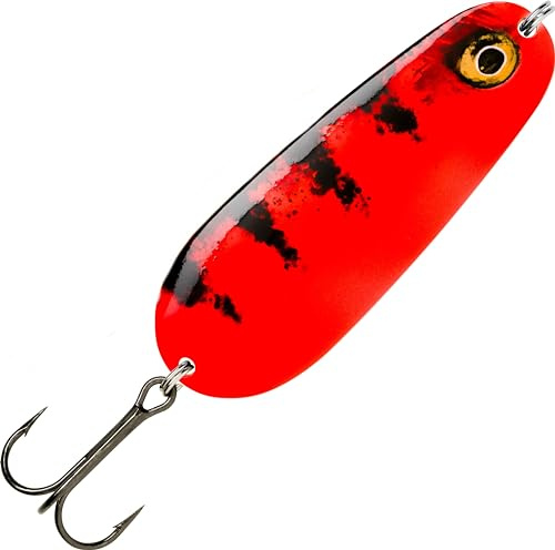 Rapala Nauvo Blinker Spoon Angelköder Metallköder Größe 6,6 cm - 19 g, Farbe RTG - Red Tiger