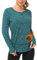 WOWENY Damen Laufshirt Langarm Damen Functionsshirt Sportshirt Thermo Langarmshirt Herbst Winter Damen Pullover Oberteile Tshirts locker für Sport Laufen Fitness,Grün,M