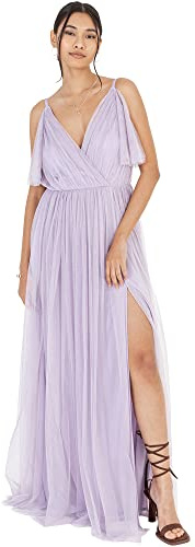 Ladies Women Long Length Dress Maxi Short Sleeve
