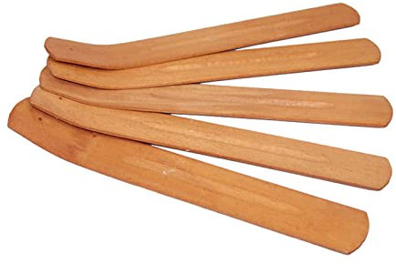 Porta Incenso in Legno di Bambù,Bruciatori di Incenso Fatti a Mano con Posacenere,Adatto per Uso Interno Ed Esterno,Facile da Pulire,per Home Office Sala di Meditazione Yoga 5 Pezzi Tokaneit