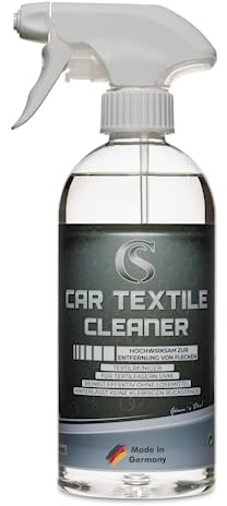 Car Sense Car Textile Cleaner - Polsterreinigung für Autoinnenraum [500ml] - Autositz Reiniger, Fleckenentferner, Autopolsterreinigungsmittel hochwirksam & materialschonend