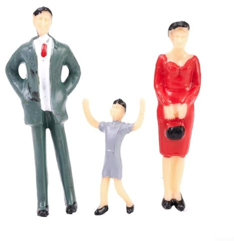 Lebendige Kunststoff-Figuren im Maßstab 1 32, ideal für Freizeit und Unterhaltung