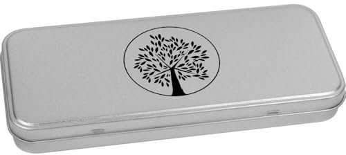 'Tree of life' Metal Hinged Stationery Tin/Storage Box (TT00249109)