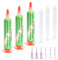 VEGCOO 3 Pezzi Pasta Saldante Senza Piombo, No-clean Flussante Saldatura Paste per saldatura, 30mL Siringa Flussanti per Saldatura per Saldatura di Componenti Elettronici PCB LED SMD BGA