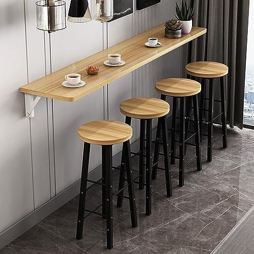 Folding Wall Mounted Dining Table for Home Kitchen Restaurant Bar Multifunctional and Space Saving Foldable Desk for Indoor Use