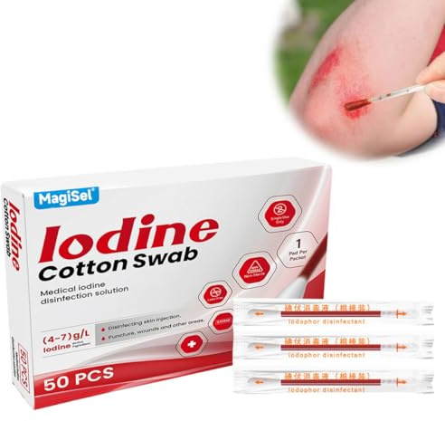 Bomullspinnar, enskilda vakuumförpackade prickar, bomullspinnar med dubbla ändar, biologiskt nedbrytbara prickar, för daglig vård och rengöring, naturliga och icke-irriterande, 50 stycken