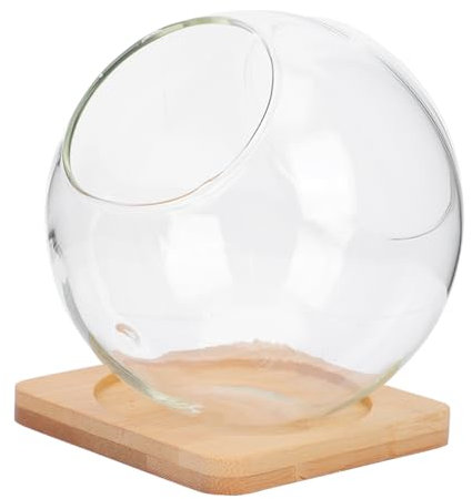 ifundom 1satz Kreative Doppelte Schrägöffnung Glasflaschen Für Mikrolandschaften Flasche Unterlage Für Tischdekoration Und -projekte