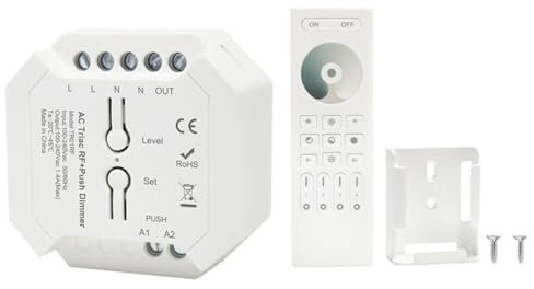 Vocdikficy Controller LED Dimmer Triac 2.4G Supporto Dimmer Intelligente APP Intelligente Controllo Remoto AC100V-240V C