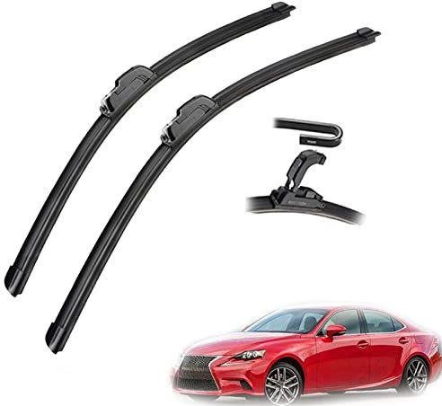 ZWXHN 2 Pcs/set Front Window Windshield Wiper Blades Brushes Cutter Accessories For Lexus IS XE30 250 300h 350 IS250 IS300h IS350 2014 2015 2016 2017 2018 2019