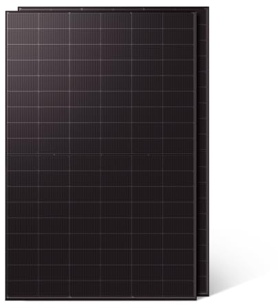 Kleines Kraftwerk 2×500Wp Solarmodul SunPro TOPCon – bifazial, Glas-Glas, Full Black – Solarpanel für Balkonkraftwerk & Photovoltaik Anlage