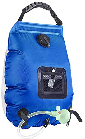 Portable Outdoor Shower,Camping Shower Bag summer Hot Water,5 Gallons/20L Solar Shower,PVC,for Traveling Garden Hiking