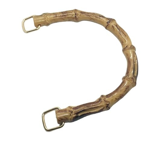 Manici bamboo per borse Fai da te con accessori for borse con fibbia Manico for scatola regalo Manici for borsa in bambù Manico for fascia for borsa Tracolla for borsa Manici for borsa in bambù(10cm)