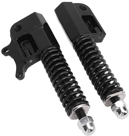 Itonash Amortisseur D'Amortisseur de Fourche Avant de Scooter électrique, Amortisseur de Choc de Fourche Avant Stable en Toute sécurité Noir avec Suspension à Ressort Hydraulique pour