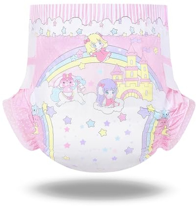 LittleForBig 7000 ml Adult Printed Diaper 2 Pcs Fairy Littles in Dreamland