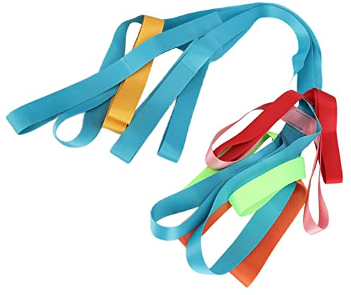 Tonysa Anti-Lost Kids Walking Rep, Färgglada Handtag för Säkerhetslina, Perfekt för Dagis och Förskola, Stöder 12 Barn, 368 Cm Lång