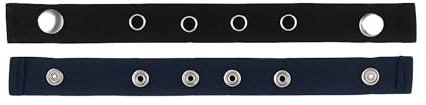 Juego de 2, Extensiones de Maternidad ajustables, Extensión de Cintura hasta 24 semanas de embarazo, Ajuste de cinturón, Extensión de Pantalones de Maternidad, hasta 12 cm (4.7), 3 tamaños