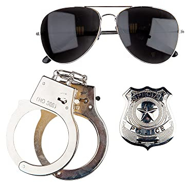 Wicked Costumes Instant Cop/Polizei-Set, Kostümzubehör