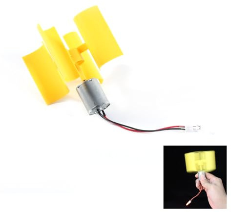 Vertical Wind Generator, 0.55W Mini Wind Turbines Generator 5.5m/s Wind Turbine Vertical Wind Turbines Kit DIY Teaching Model Experimental Model for DIY Teaching 100-6000 rpm