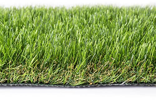 Andover 40mm Artificial Grass C Shaped Yarn Astro Turf Lawn Patio Balcony (3m x 4m)