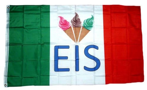Fahne/Flagge Eis Italien 90 x 150 cm
