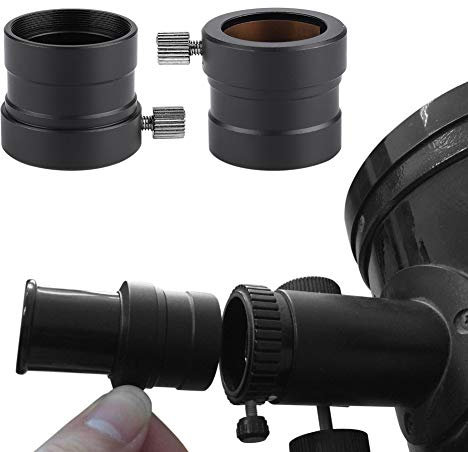 1,25'' Bis 0,965'' Teleskop-Okularadapter, Universelle Passform, 31,7 Mm Bis 24,5 Mm Adapter, Geeignet für Astrofotografie und Visuelle Beobachtungen