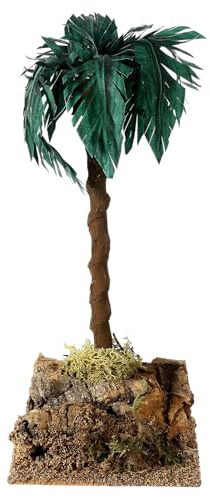 Holyart Miniaturpflanzen für Krippen: Einzelne große Krippe Palme 10-12 cm, 20 cm
